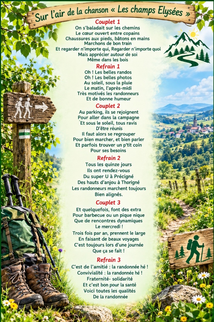 CHANSON OFFICELLE DES RANDONNEURS